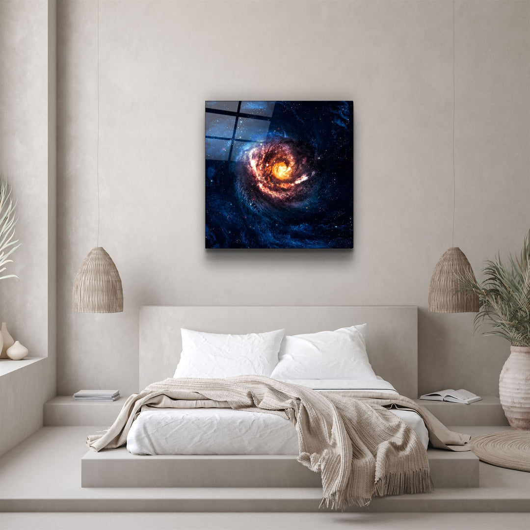 ・"In the Space-4"・Glass Wall Art | Artdesigna Glass Printing Wall Arts.