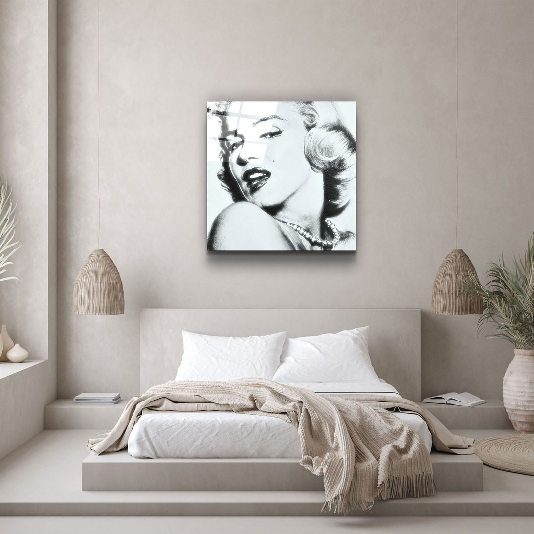 ・"Marilyn Monroe"・Glass Wall Art | Artdesigna Glass Printing Wall Arts.