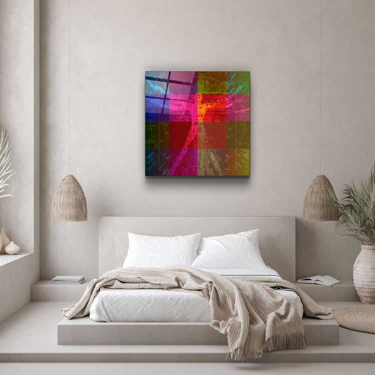 ・"Absctract Colors"・Glass Wall Art | Artdesigna Glass Printing Wall Arts.