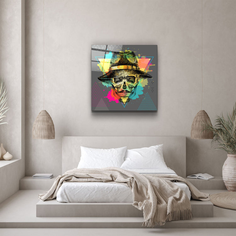 ・"Skulla4"・Glass Wall Art | Artdesigna Glass Printing Wall Arts.