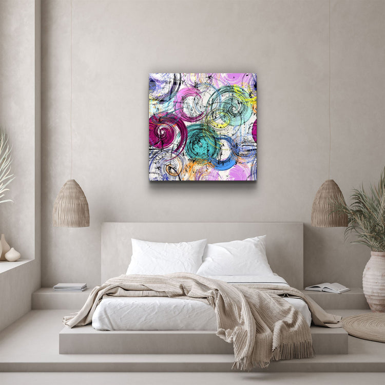 ・"Absctract Colors"・Glass Wall Art | Artdesigna Glass Printing Wall Arts.