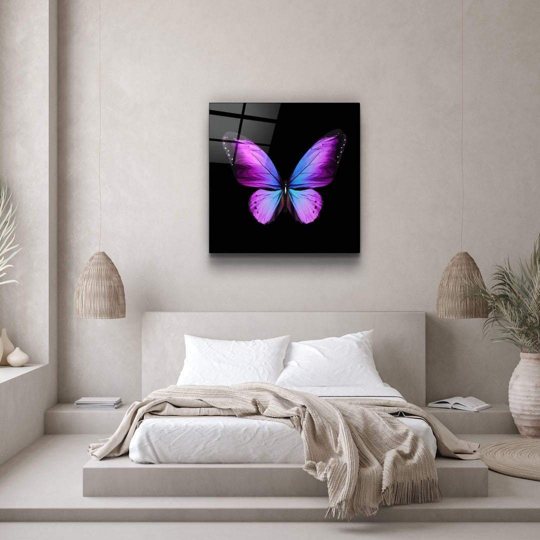 ・"Butterfly"・Glass Wall Art | Artdesigna Glass Printing Wall Arts.