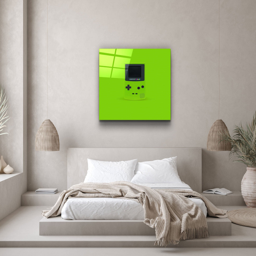 ."GameBoy". Designer's Collection Glass Wall Art