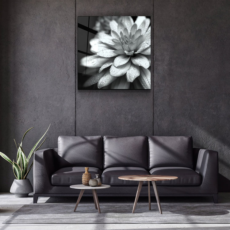 ・"Flower"・Glass Wall Art | Artdesigna Glass Printing Wall Arts.