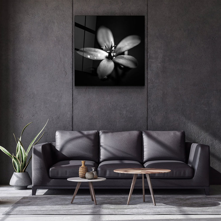 ・"Flower"・Glass Wall Art | Artdesigna Glass Printing Wall Arts.