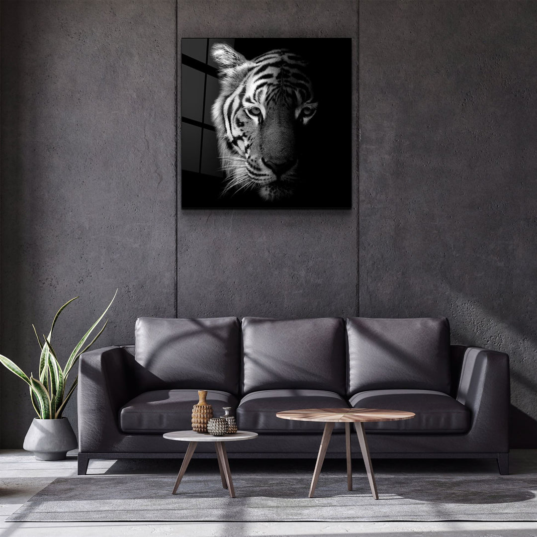 ・"Tiger"・Glass Wall Art | Artdesigna Glass Printing Wall Arts.