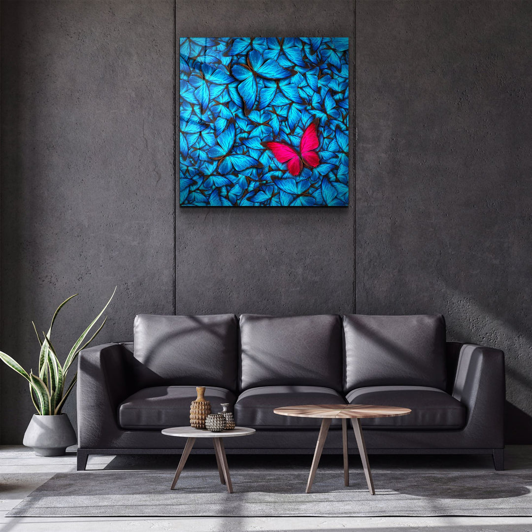 ・"Butterfly"・Glass Wall Art | Artdesigna Glass Printing Wall Arts.