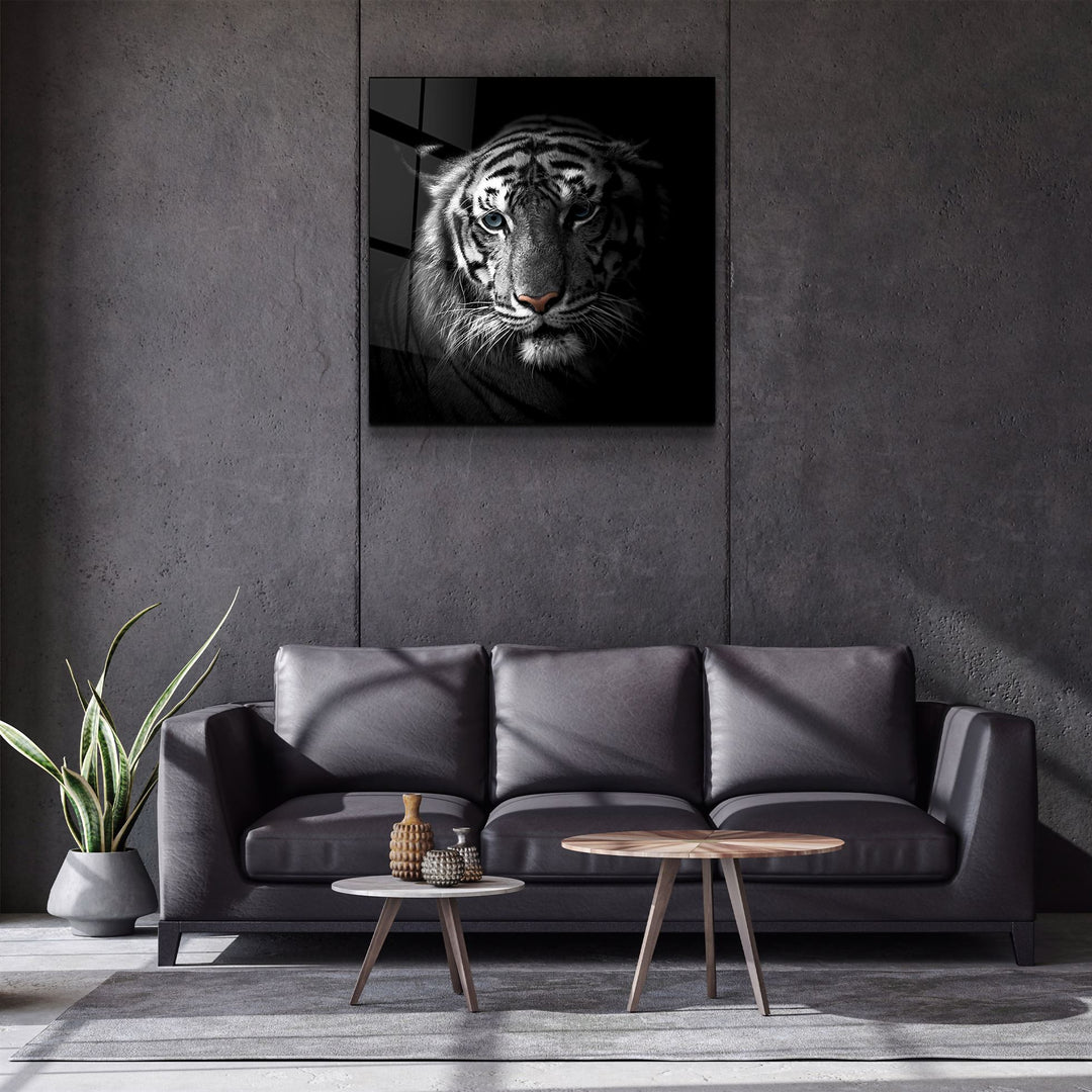 ・"Tiger"・Glass Wall Art | Artdesigna Glass Printing Wall Arts.