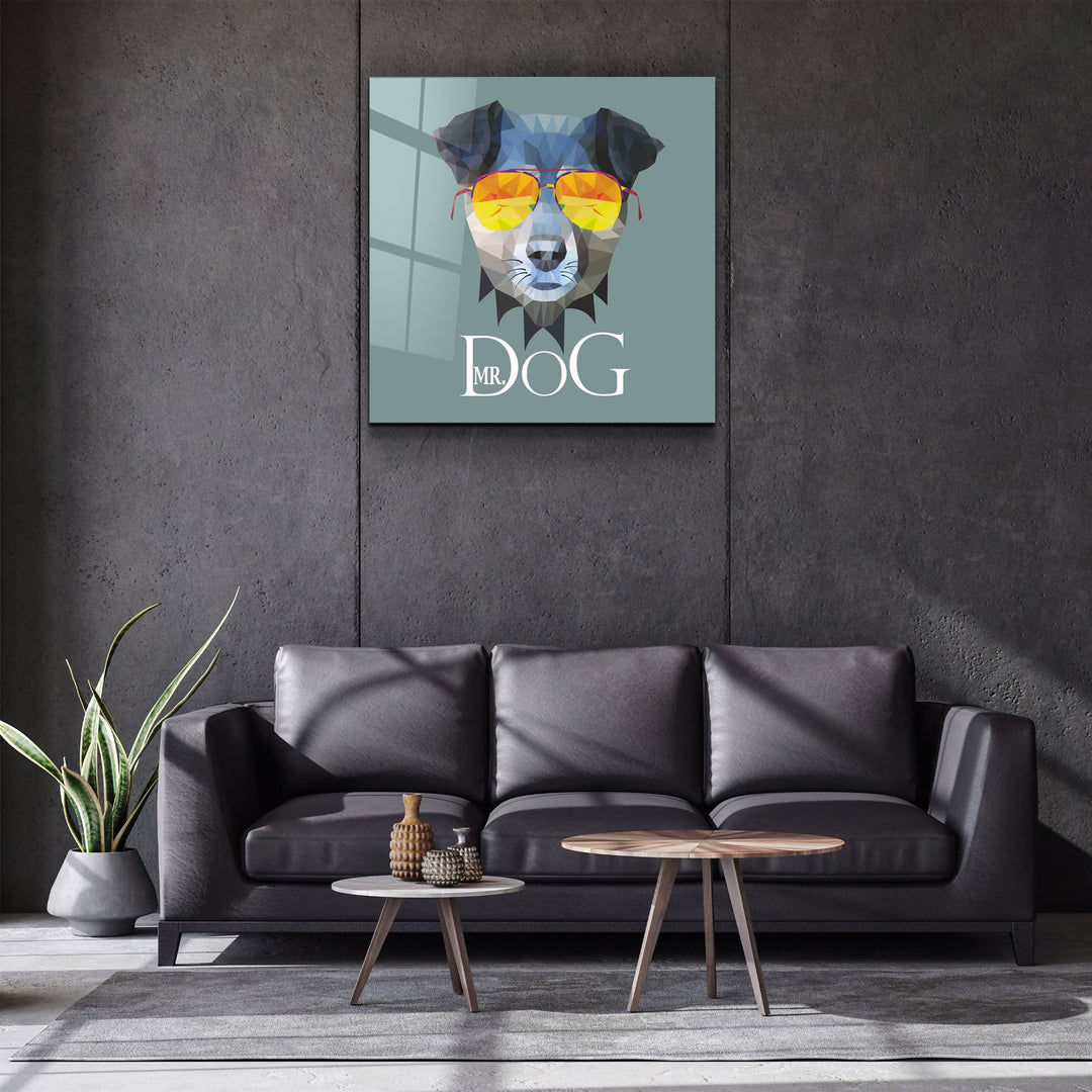 ・"Dog"・Glass Wall Art | Artdesigna Glass Printing Wall Arts.