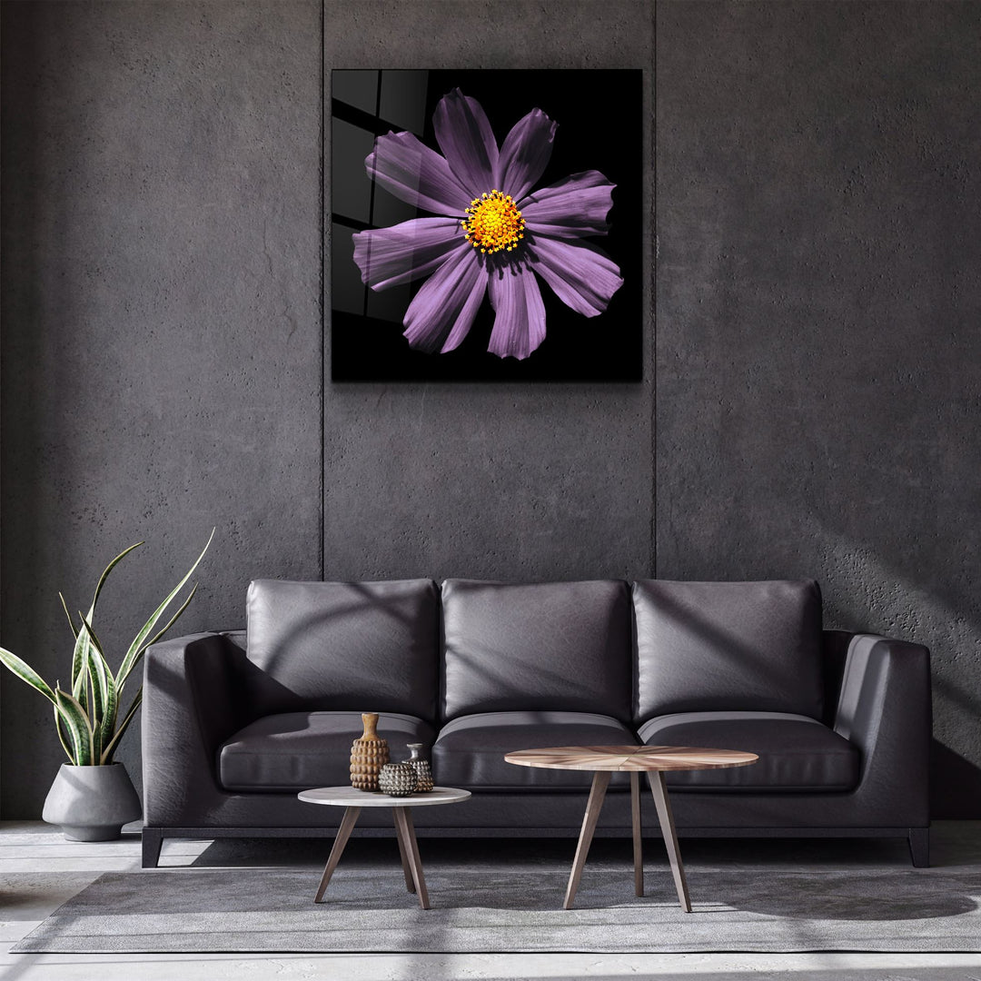 ・"Pink flower"・Glass Wall Art | Artdesigna Glass Printing Wall Arts.