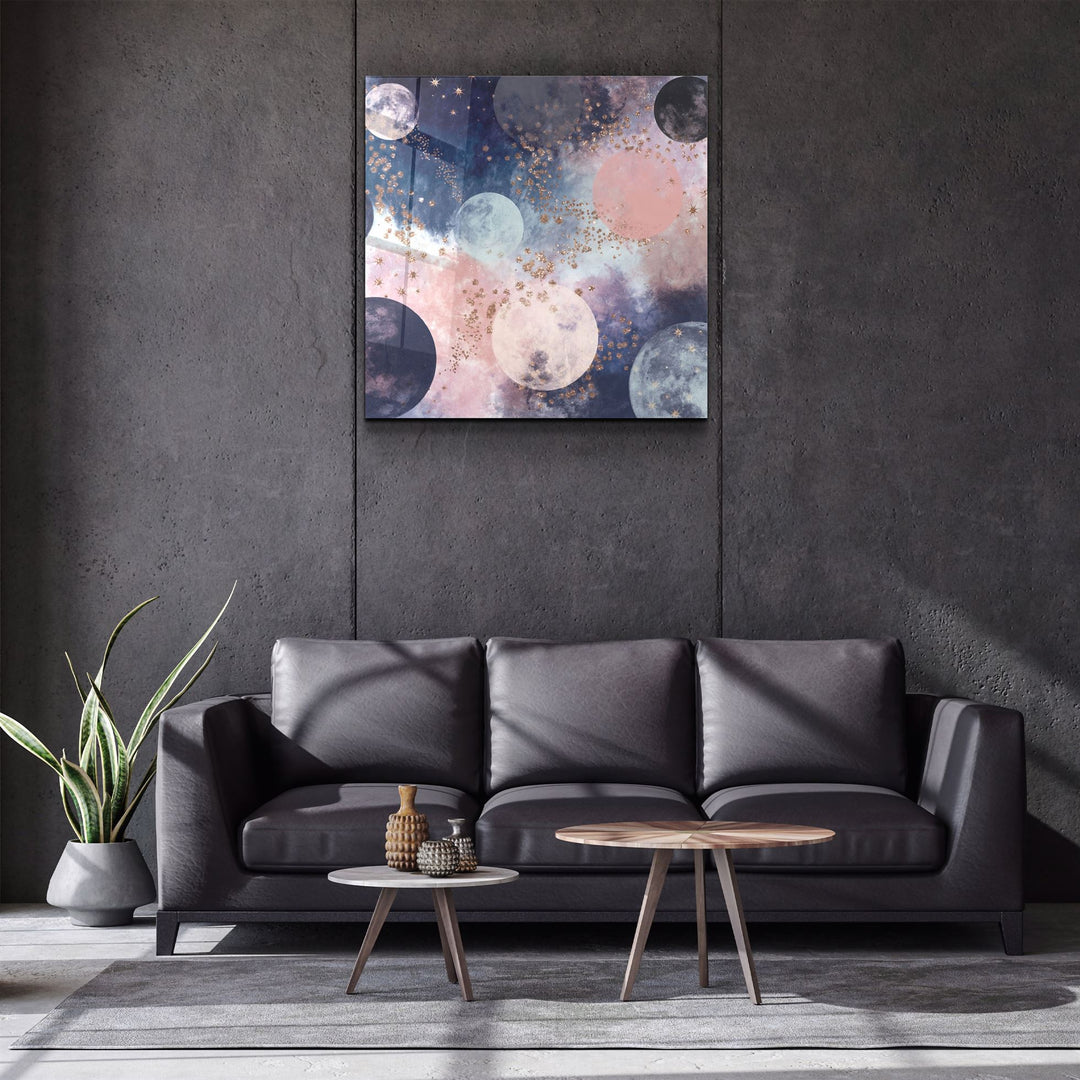 ."Pastel Abstract 4". Glass Wall Art | Artdesigna Glass Printing Wall Arts.