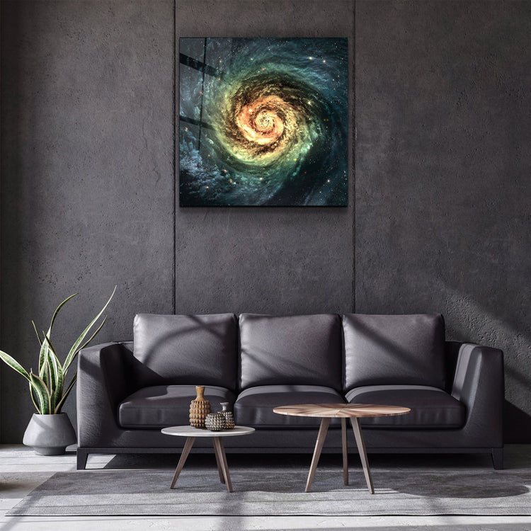 ・"In the Space-1"・Glass Wall Art | Artdesigna Glass Printing Wall Arts.