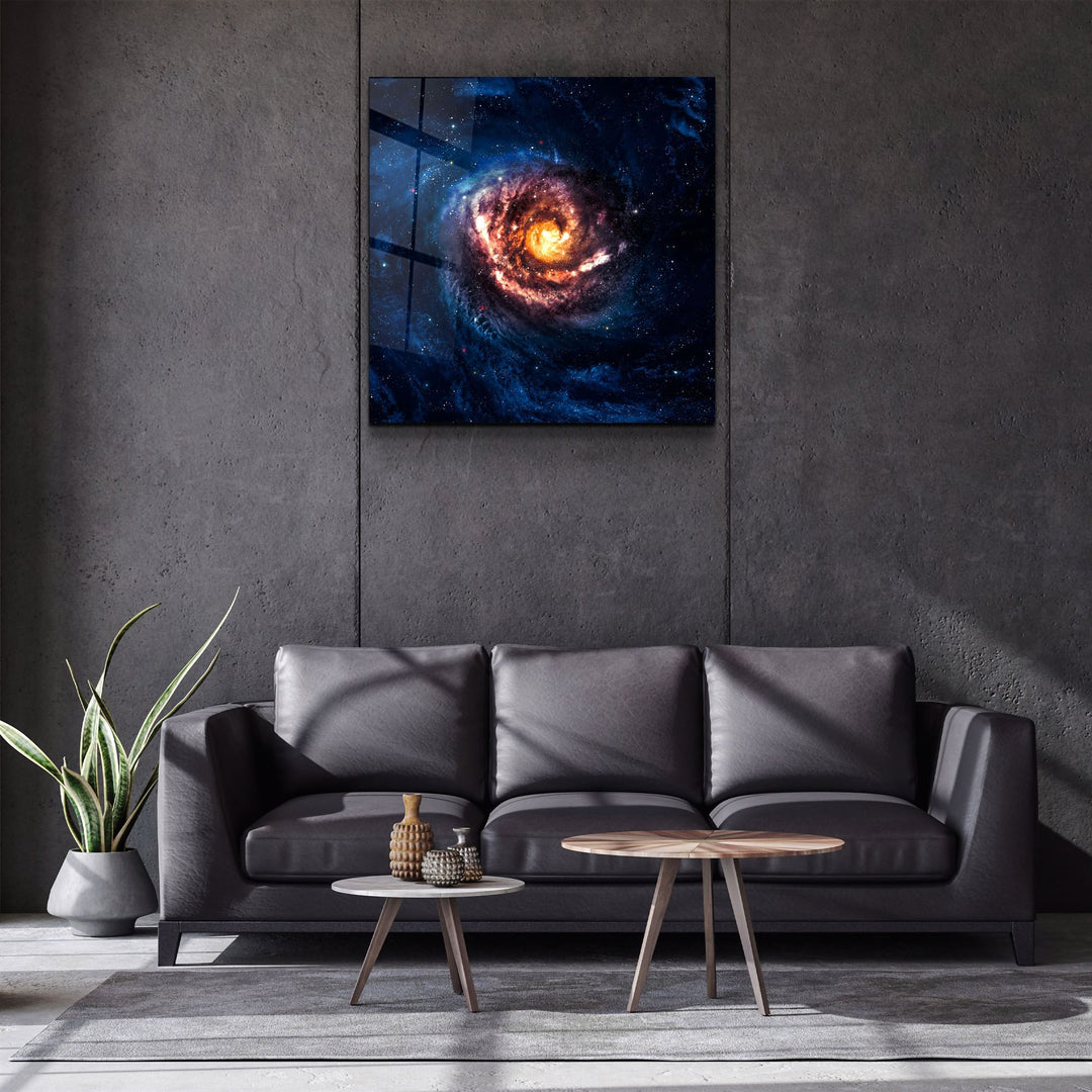 ・"In the Space-4"・Glass Wall Art | Artdesigna Glass Printing Wall Arts.