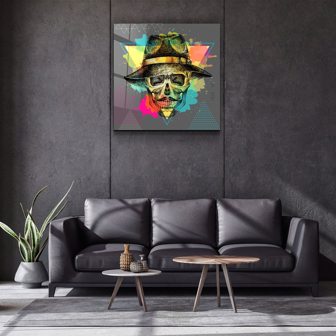 ・"Skulla4"・Glass Wall Art | Artdesigna Glass Printing Wall Arts.