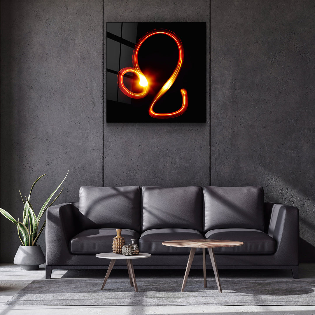 ."Zodiac Symbols Black". Glass Wall Art | Artdesigna Glass Printing Wall Arts.