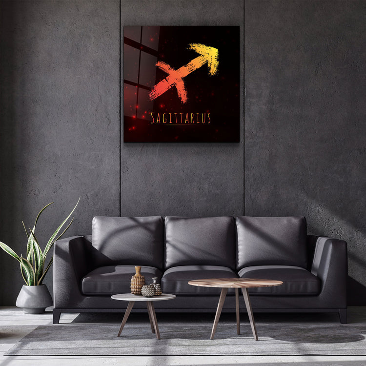 ."Zodiac V2 - Sagittarius". Glass Wall Art | Artdesigna Glass Printing Wall Arts.