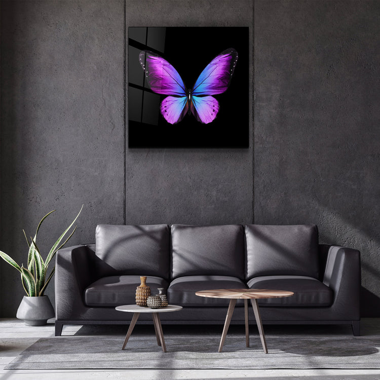 ・"Butterfly"・Glass Wall Art | Artdesigna Glass Printing Wall Arts.