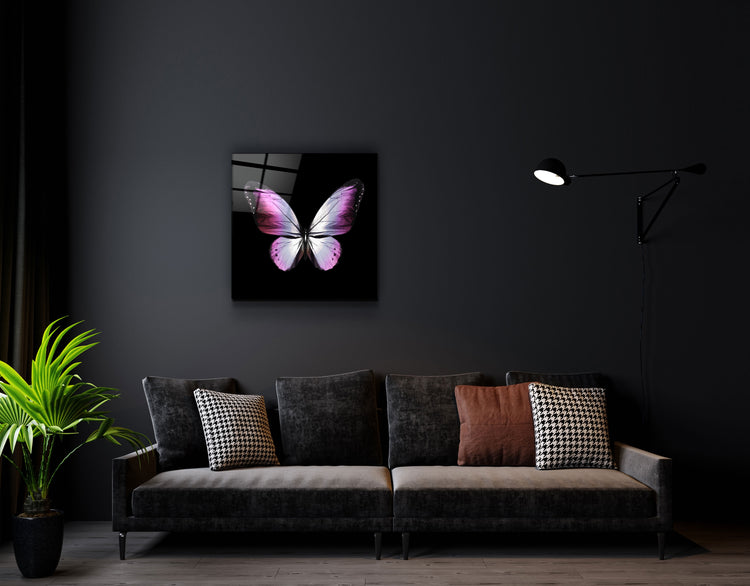 ・"Butterfly"・Glass Wall Art | Artdesigna Glass Printing Wall Arts.