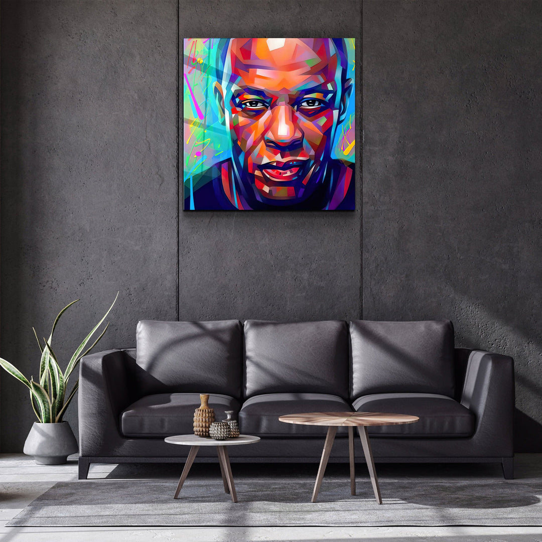 ・"Dre"・Glass Wall Art | Artdesigna Glass Printing Wall Arts.