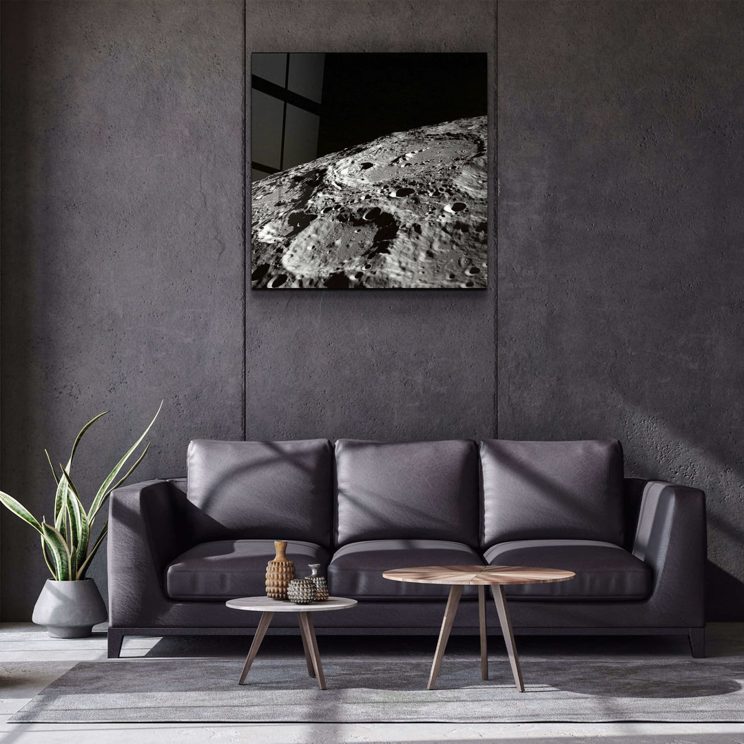 ."On the Moon". Designer's Collection Glass Wall Art