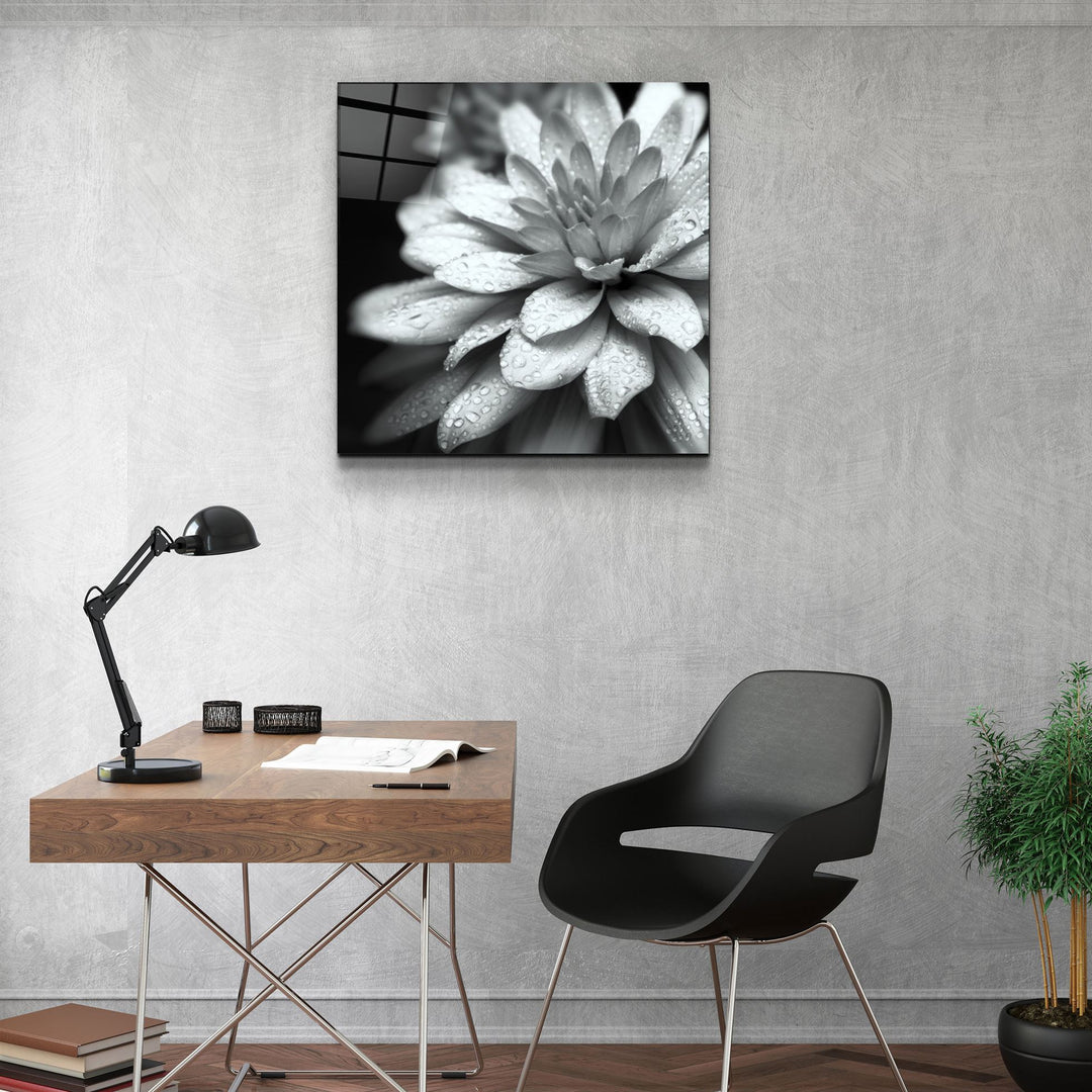 ・"Flower"・Glass Wall Art | Artdesigna Glass Printing Wall Arts.