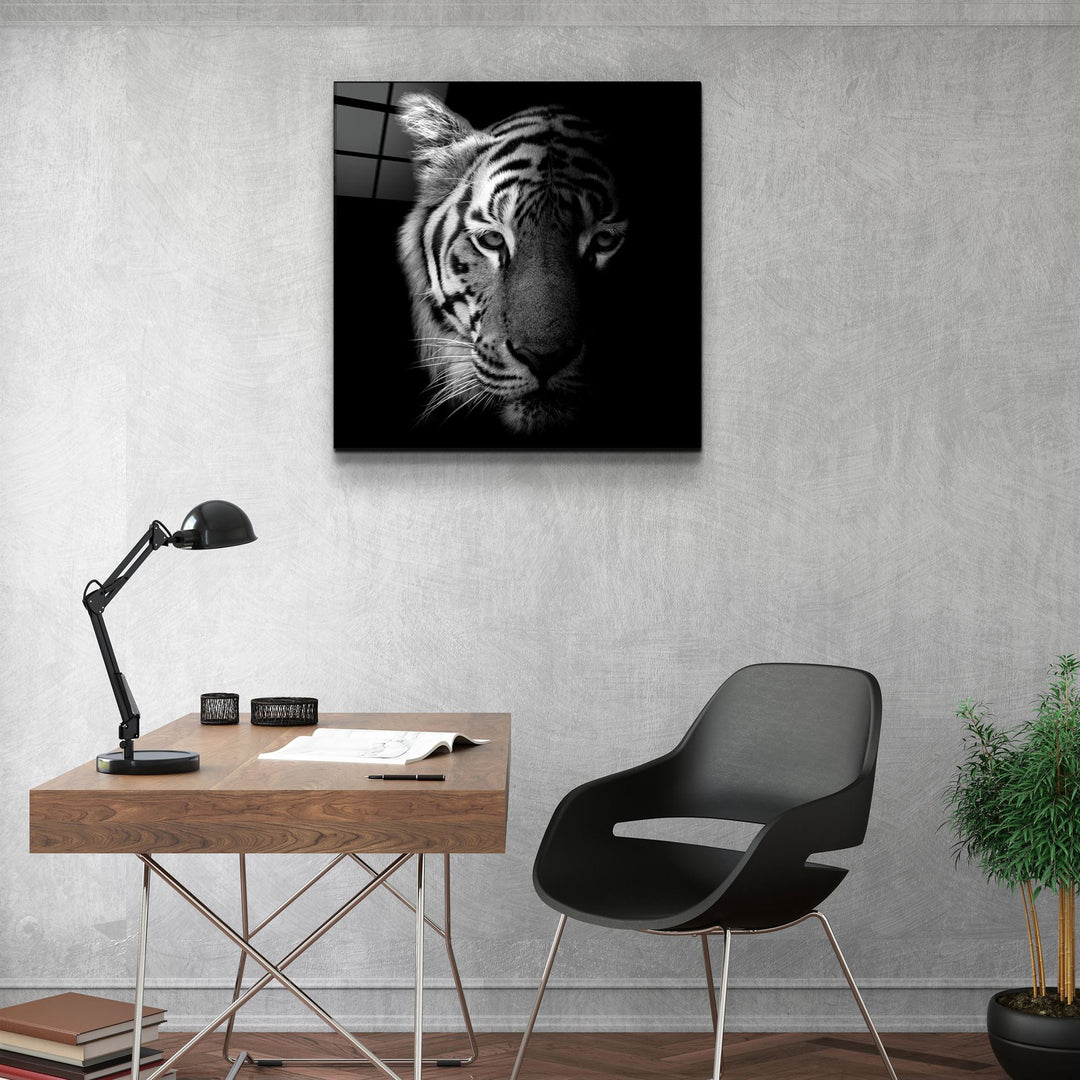 ・"Tiger"・Glass Wall Art | Artdesigna Glass Printing Wall Arts.