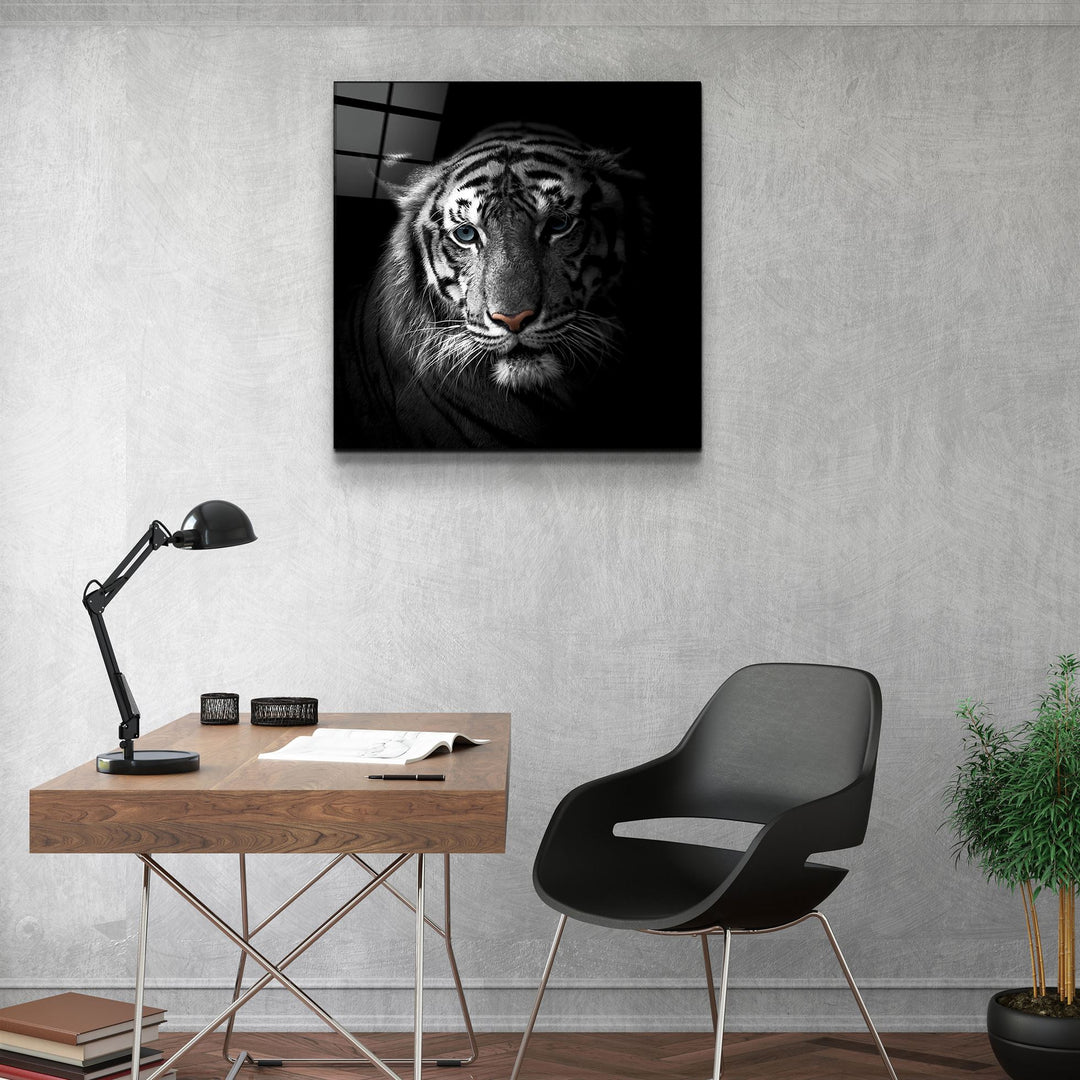 ・"Tiger"・Glass Wall Art | Artdesigna Glass Printing Wall Arts.