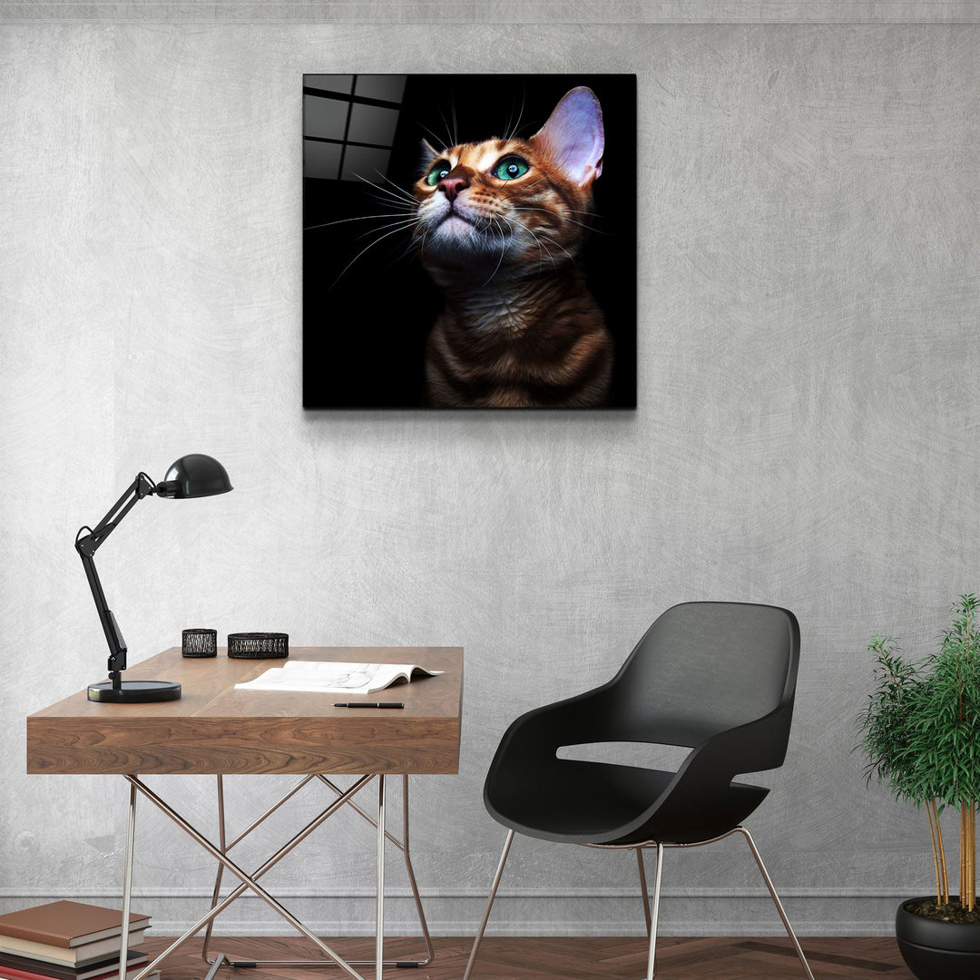 ・"Kitten"・Glass Wall Art | Artdesigna Glass Printing Wall Arts.