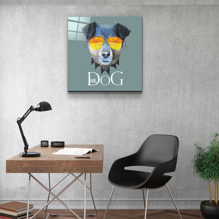 ・"Dog"・Glass Wall Art | Artdesigna Glass Printing Wall Arts.