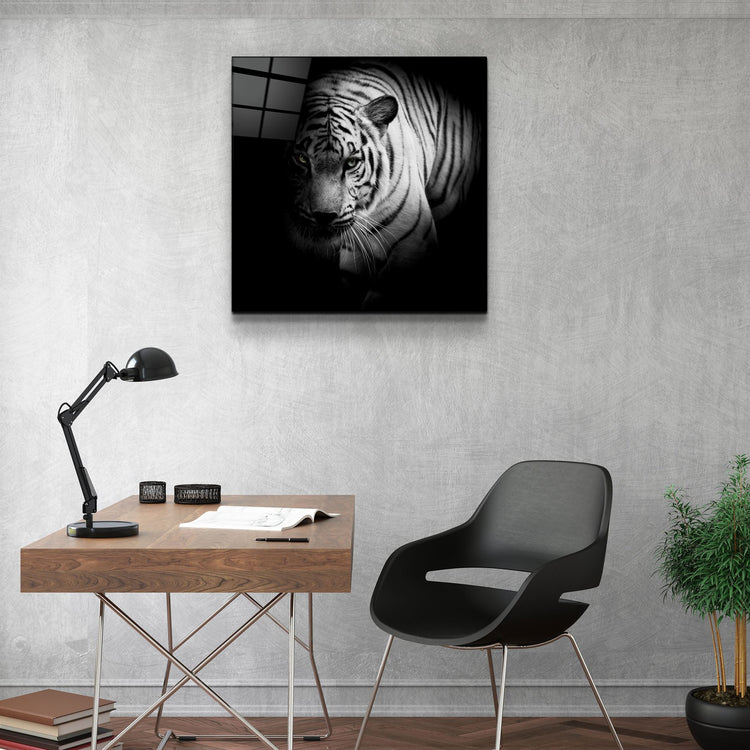 ・"Leopard"・Glass Wall Art | Artdesigna Glass Printing Wall Arts.