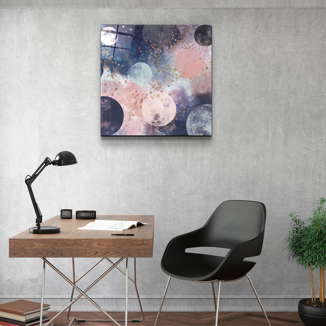 ."Pastel Abstract 4". Glass Wall Art | Artdesigna Glass Printing Wall Arts.