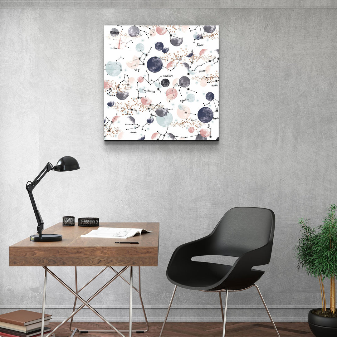 ."Pastel Abstract 6". Glass Wall Art | Artdesigna Glass Printing Wall Arts.