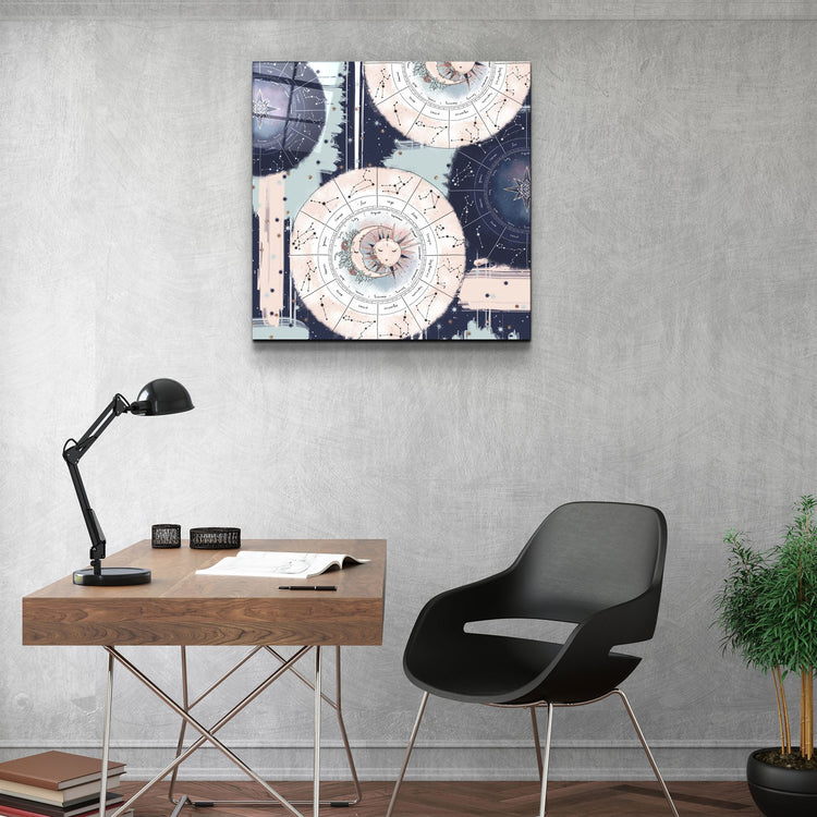 ."Pastel Abstract 7". Glass Wall Art | Artdesigna Glass Printing Wall Arts.