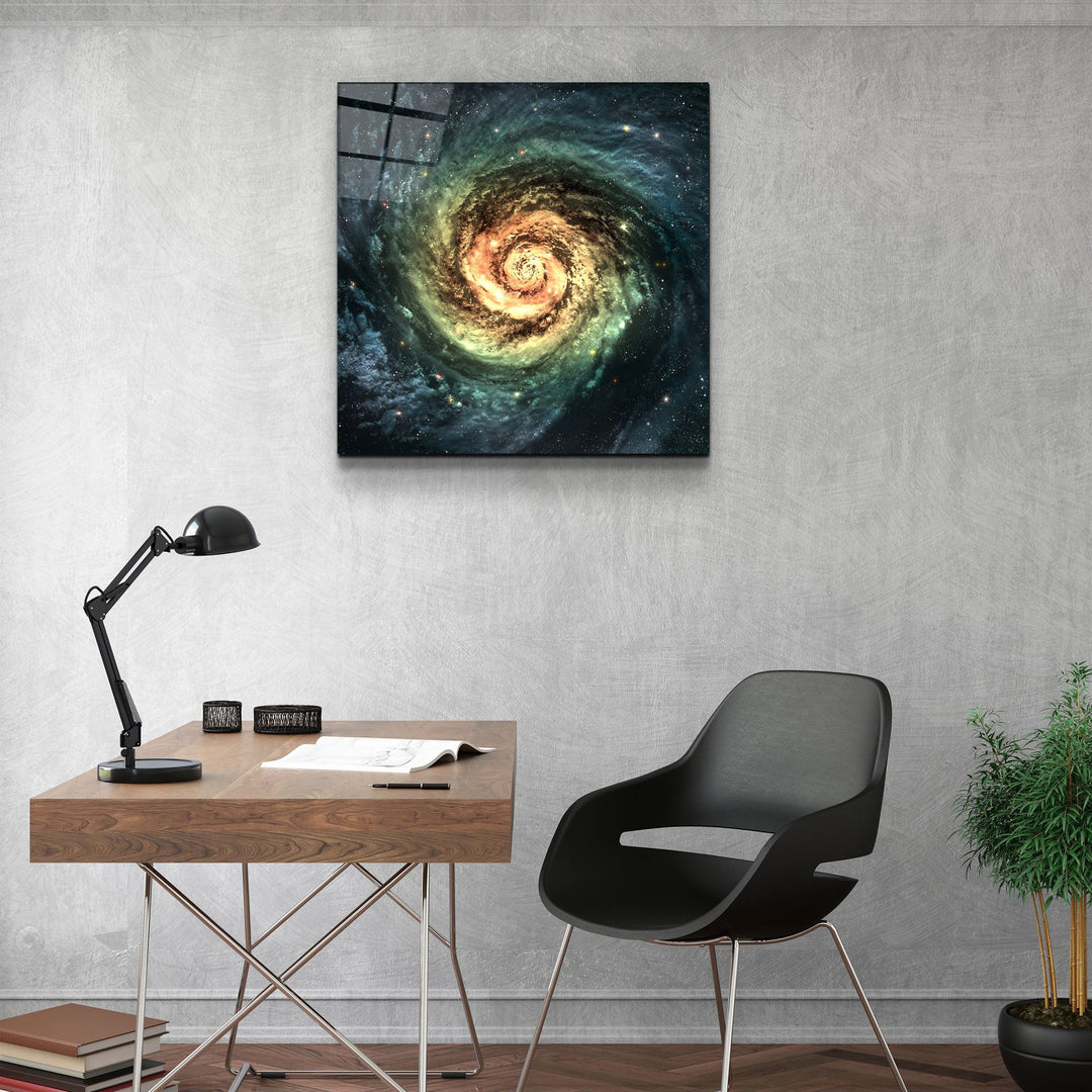 ・"In the Space-1"・Glass Wall Art | Artdesigna Glass Printing Wall Arts.