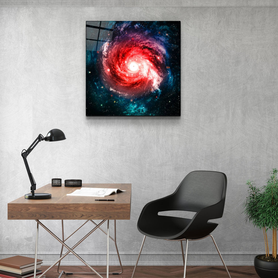 ・"In the Space-2"・Glass Wall Art | Artdesigna Glass Printing Wall Arts.