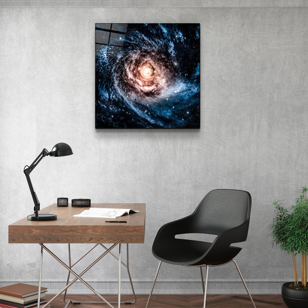 ・"In the Space-3"・Glass Wall Art | Artdesigna Glass Printing Wall Arts.