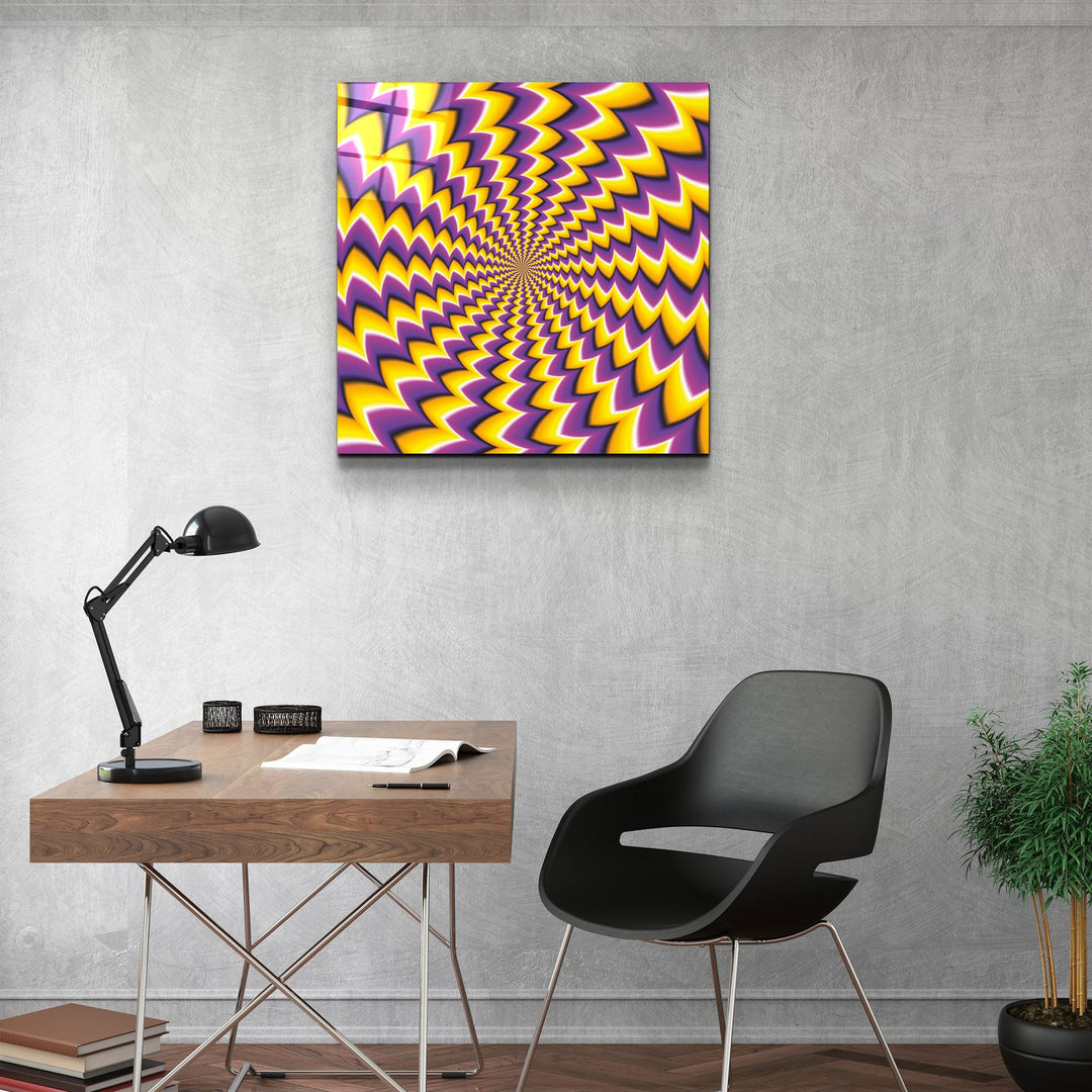 ・"Hypnotize"・Glass Wall Art | Artdesigna Glass Printing Wall Arts.