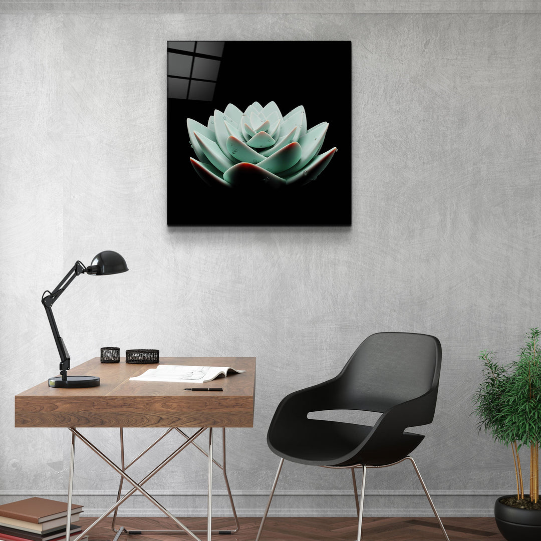 ."Botanica". Designer's Collection Glass Wall Art