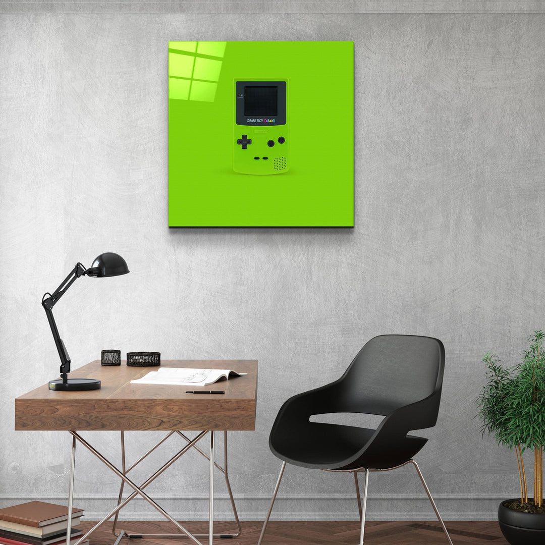 ."GameBoy". Designer's Collection Glass Wall Art