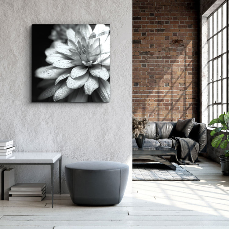 ・"Flower"・Glass Wall Art | Artdesigna Glass Printing Wall Arts.