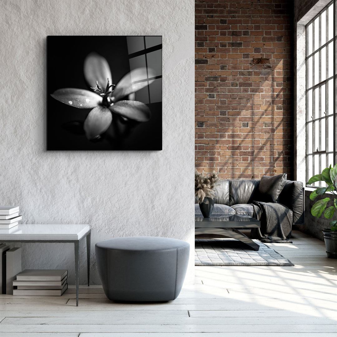 ・"Flower"・Glass Wall Art | Artdesigna Glass Printing Wall Arts.