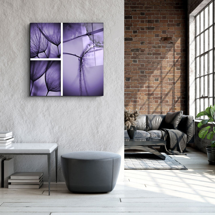 ・"Flower"・Glass Wall Art | Artdesigna Glass Printing Wall Arts.