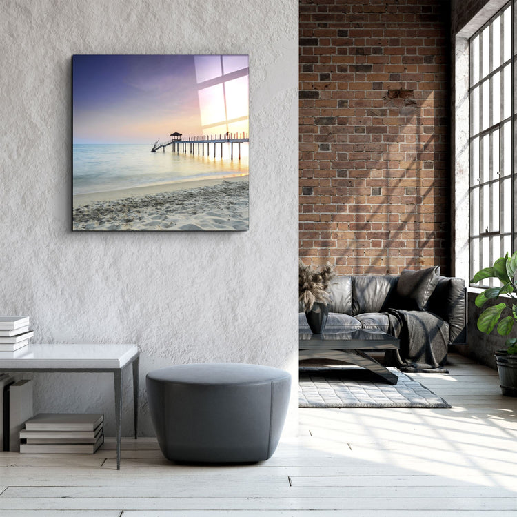 ・"Quay"・Glass Wall Art | Artdesigna Glass Printing Wall Arts.