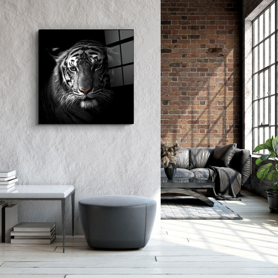 ・"Tiger"・Glass Wall Art | Artdesigna Glass Printing Wall Arts.