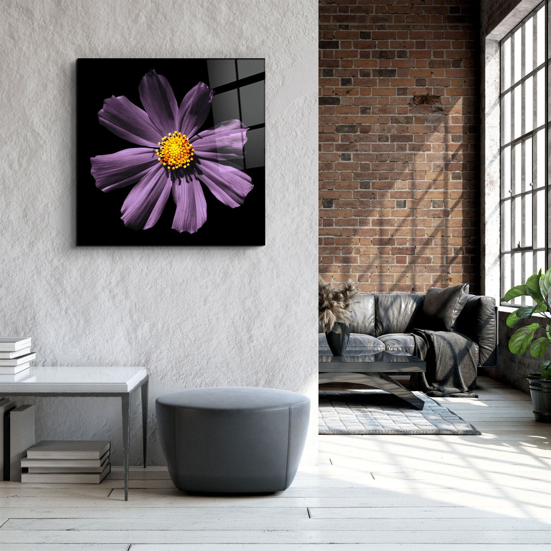 ・"Pink flower"・Glass Wall Art | Artdesigna Glass Printing Wall Arts.