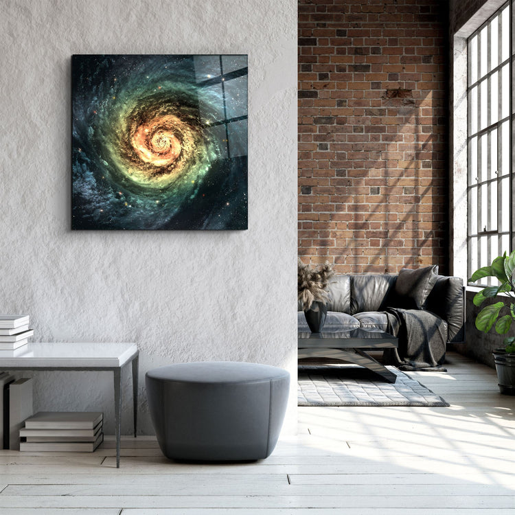 ・"In the Space-1"・Glass Wall Art | Artdesigna Glass Printing Wall Arts.