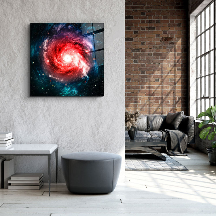 ・"In the Space-2"・Glass Wall Art | Artdesigna Glass Printing Wall Arts.