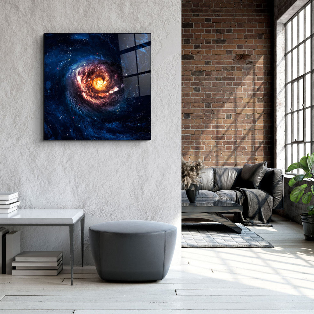 ・"In the Space-4"・Glass Wall Art | Artdesigna Glass Printing Wall Arts.