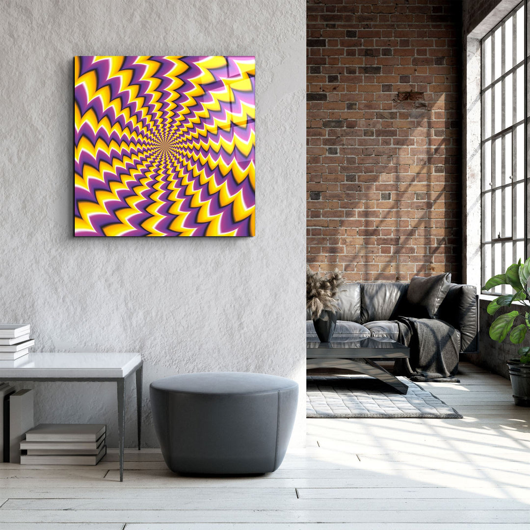 ・"Hypnotize"・Glass Wall Art | Artdesigna Glass Printing Wall Arts.