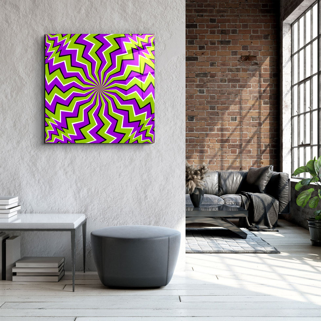 ・"Hypnotize"・Glass Wall Art | Artdesigna Glass Printing Wall Arts.